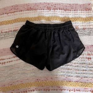 Lululemon shorts! Size 4 length is either 2.5 or 3 i believe!